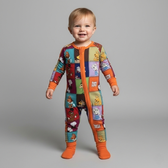 Boutique Other - Pound Puppies Bamboo Convertible Zippy Sleeper Size 18-24 Months NEW!